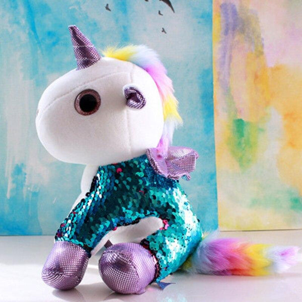 Sequin Unicorn Plush